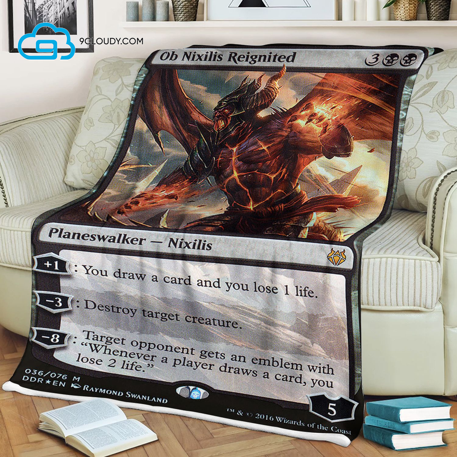 Game Magic The Gathering Ob Nixilis Reignited Blanket Game Magic The Gathering Ob Nixilis Reignited Blanket