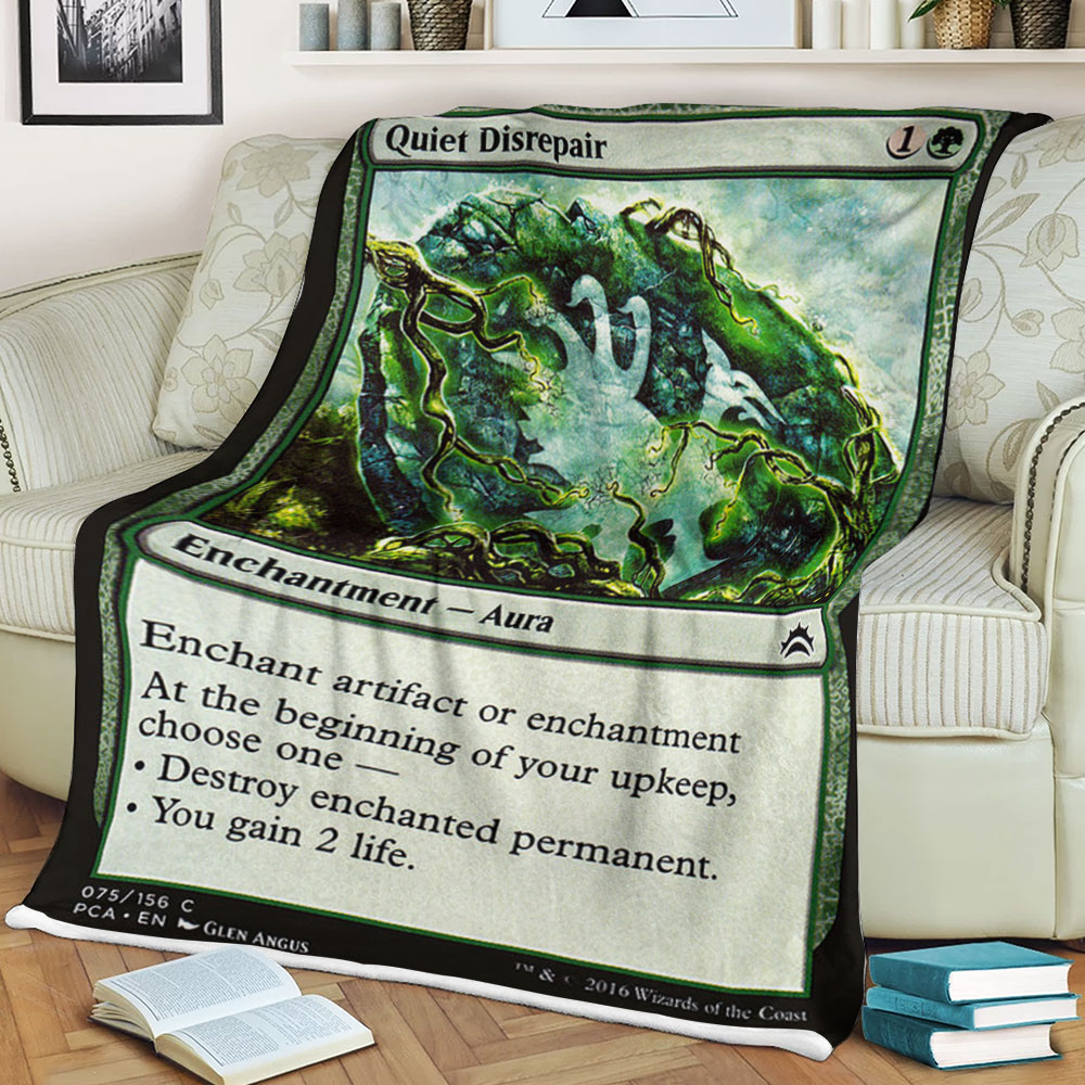 Game Magic The Gathering Quiet Disrepair Sherpa Blanket Game Magic The Gathering Quiet Disrepair Sherpa Blanket