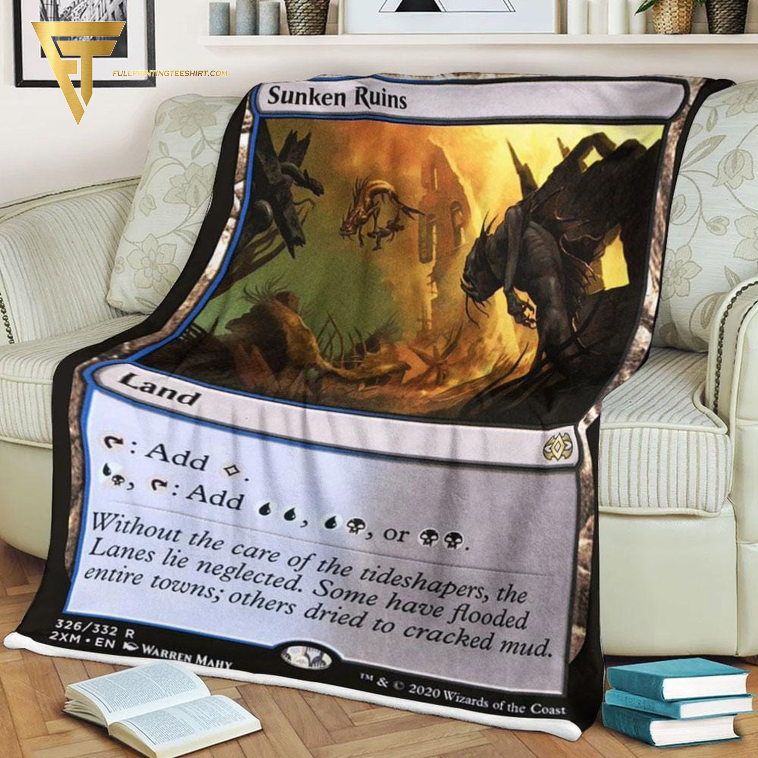 Game Magic The Gathering Sunken Ruins Blanket Game Magic The Gathering Sunken Ruins Blanket