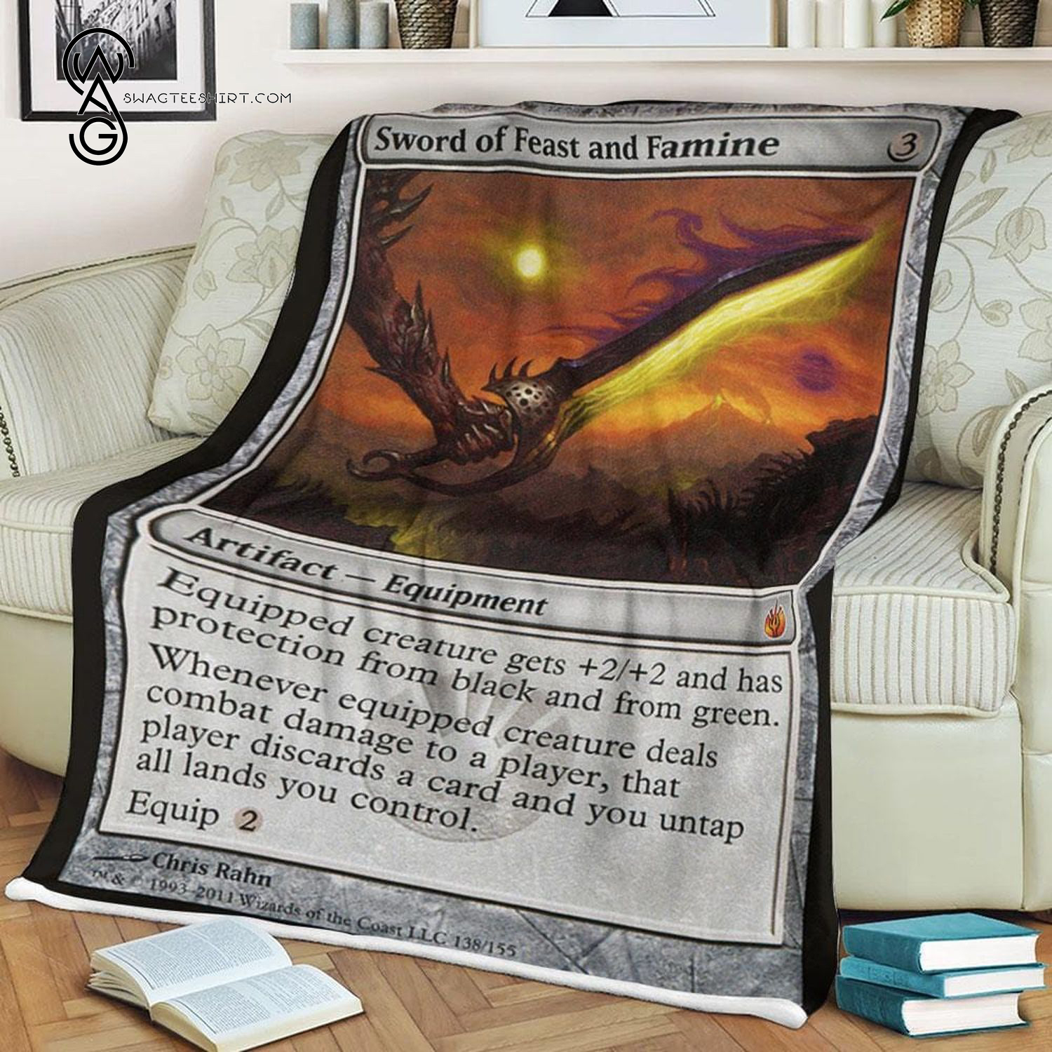 Game Magic The Gathering Sword Of Feast And Famine Blanket Game Magic The Gathering Sword Of Feast And Famine Blanket