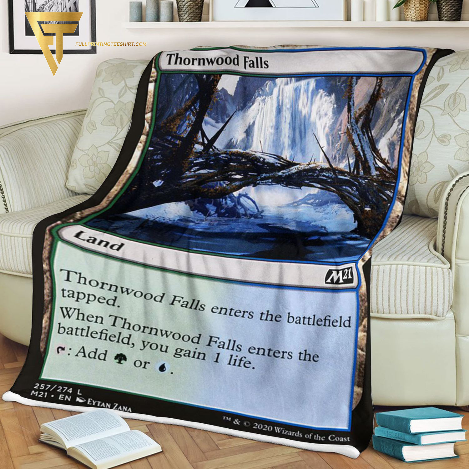 Game Magic The Gathering Thornwood Falls Blanket Game Magic The Gathering Thornwood Falls Blanket