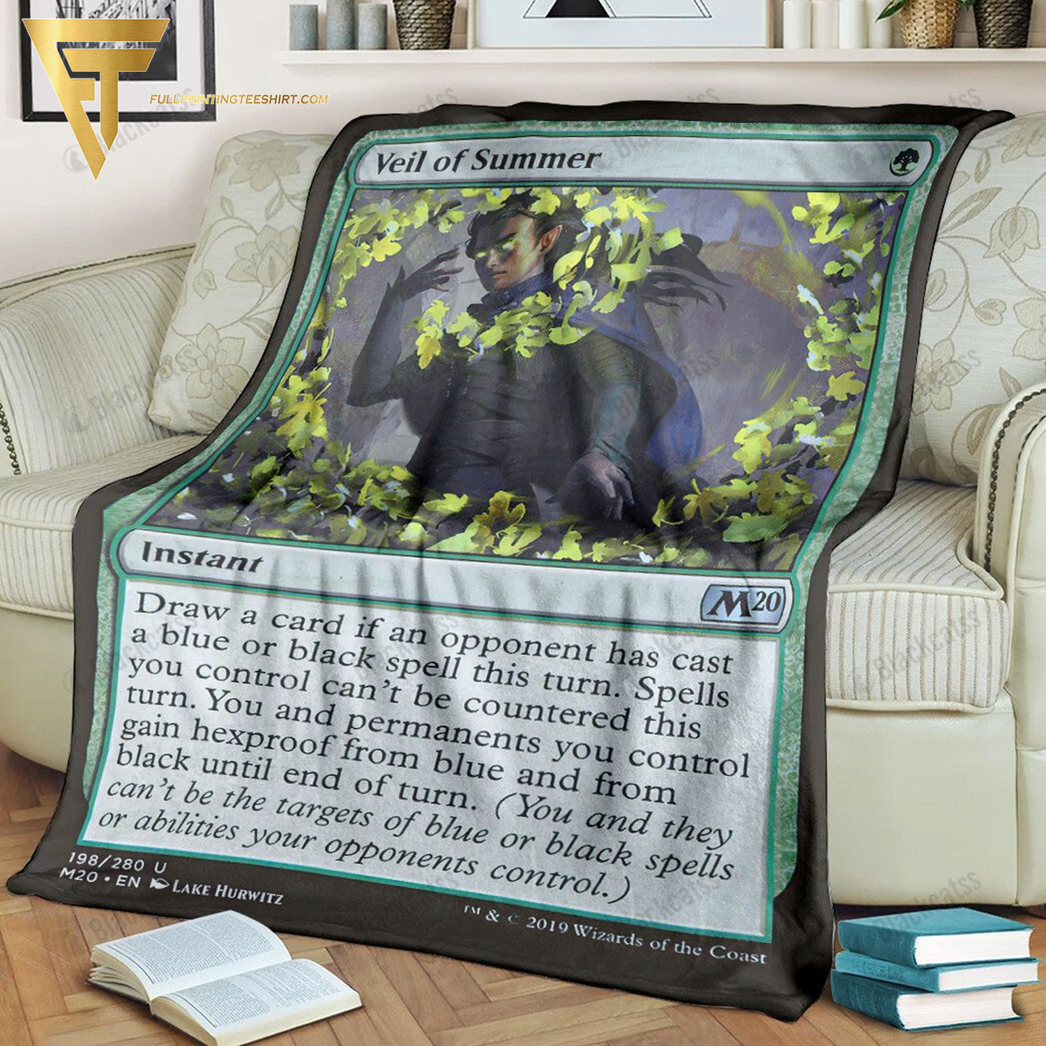 Game Magic The Gathering Veil Of Summer All Over Print Blanket Game Magic The Gathering Veil Of Summer All Over Print Blanket