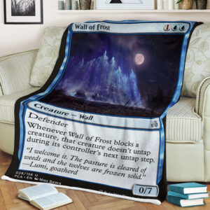 Game Magic The Gathering Wall Of Frost Sherpa Blanket