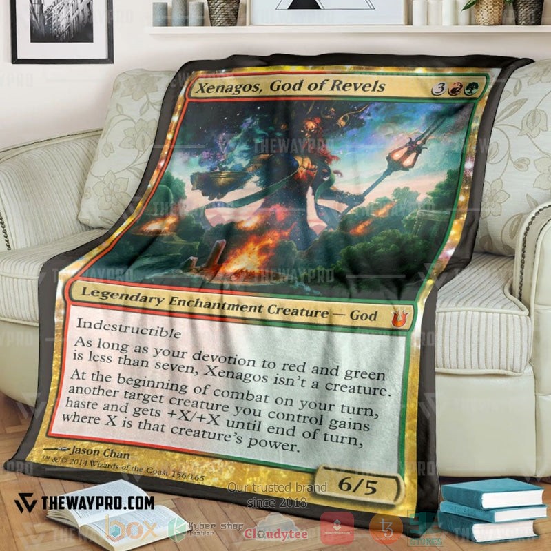 Game Magic The Gathering Xenagos God Of Revels Soft Blanket Game Magic The Gathering Xenagos God Of Revels Soft Blanket