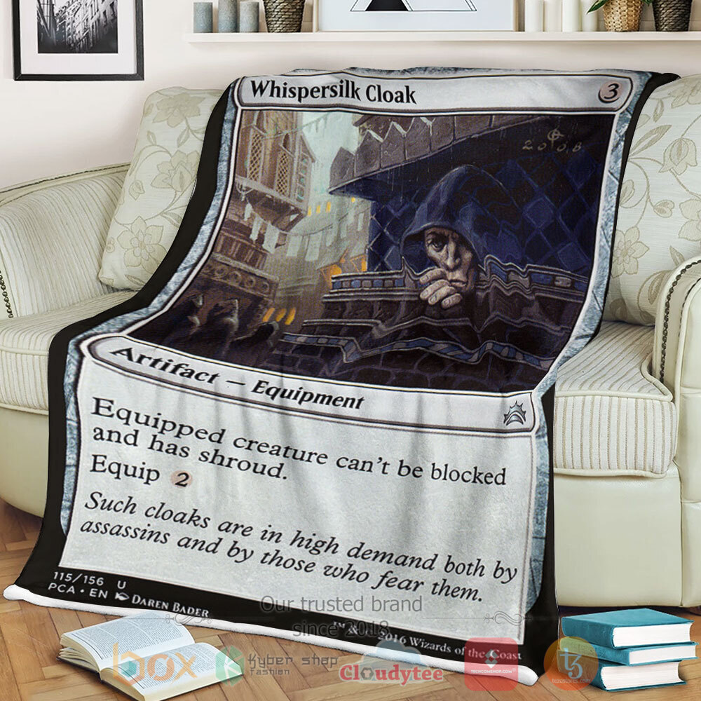 Game Mtg 115 Whispersilk Cloak Sherpa Blanket Game Mtg 115 Whispersilk Cloak Sherpa Blanket
