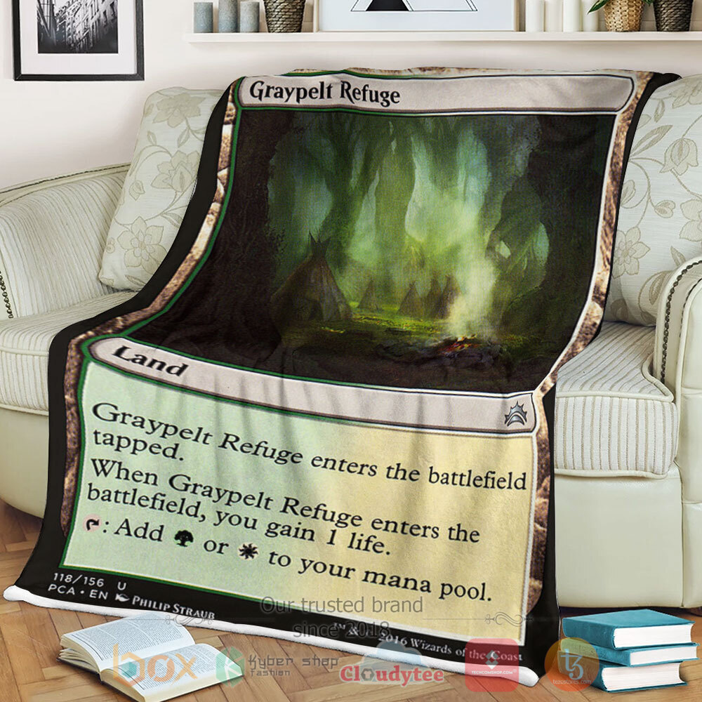 Game Mtg 118 Graypelt Refuge Sherpa Blanket Game Mtg 118 Graypelt Refuge Sherpa Blanket