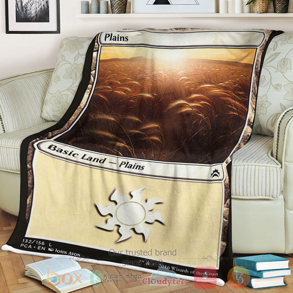 Game Mtg 132 Plains Sherpa Blanket Game Mtg 132 Plains Sherpa Blanket