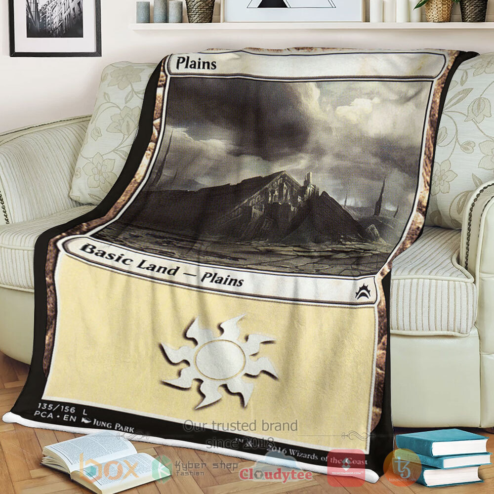 Game Mtg 135 Plains Sherpa Blanket Game Mtg 135 Plains Sherpa Blanket