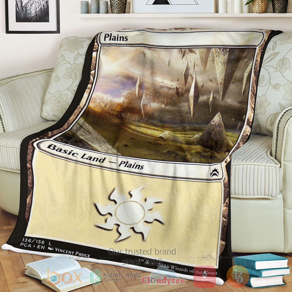 Game Mtg 136 Plains Sherpa Blanket Game Mtg 136 Plains Sherpa Blanket