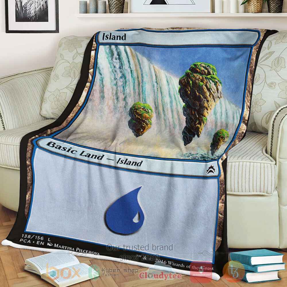 Game Mtg 138 Island Sherpa Blanket Game Mtg 138 Island Sherpa Blanket