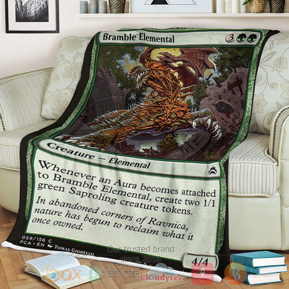 Game Mtg 59 Bramble Elemental Sherpa Blanket Game Mtg 59 Bramble Elemental Sherpa Blanket