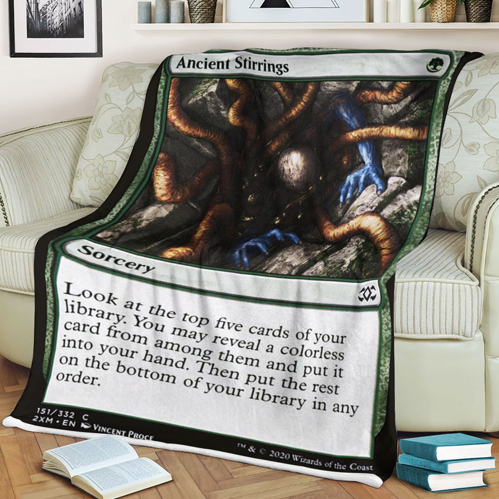 Game Mtg Ancient Stirrings Blanket Game Mtg Ancient Stirrings Blanket