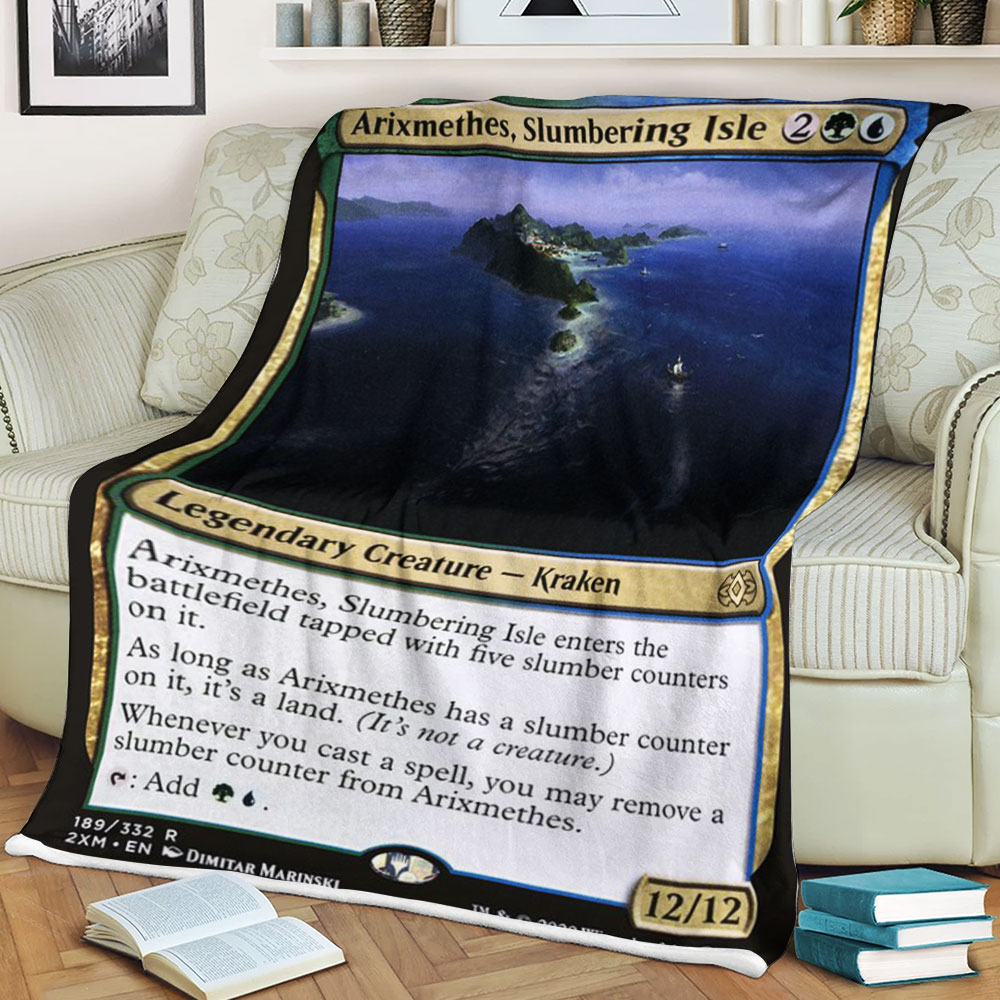 Game Mtg Arixmethes Slumbering Isle Blanket Game Mtg Arixmethes Slumbering Isle Blanket