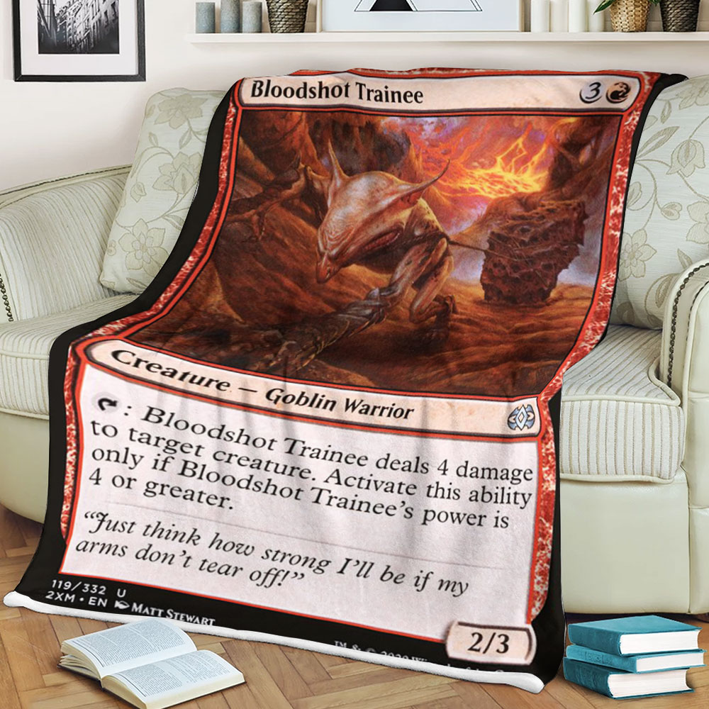 Game Mtg Bloodshot Trainee Blanket Game Mtg Bloodshot Trainee Blanket