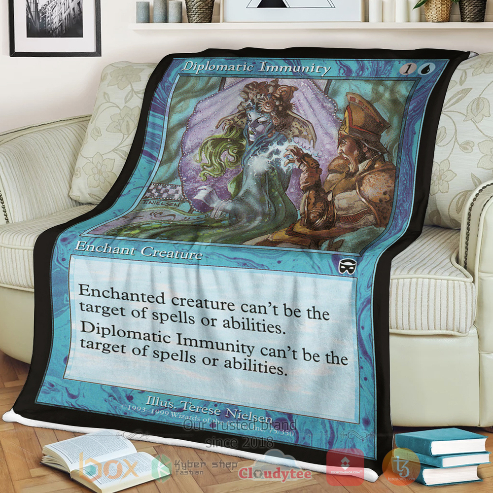 Game Mtg Diplomatic Immunity Sherpa Blanket Game Mtg Diplomatic Immunity Sherpa Blanket