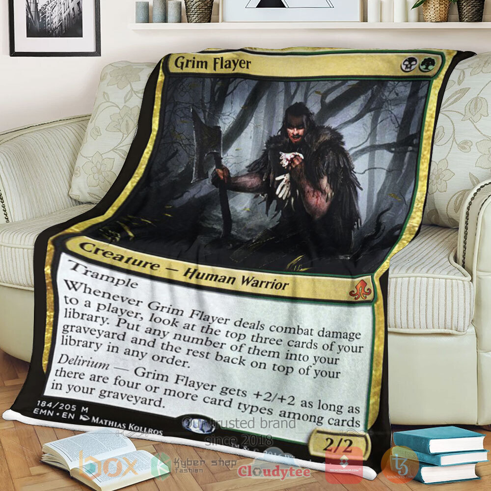 Game Mtg Emn 184 Grim Flayer Sherpa Blanket Game Mtg Emn 184 Grim Flayer Sherpa Blanket