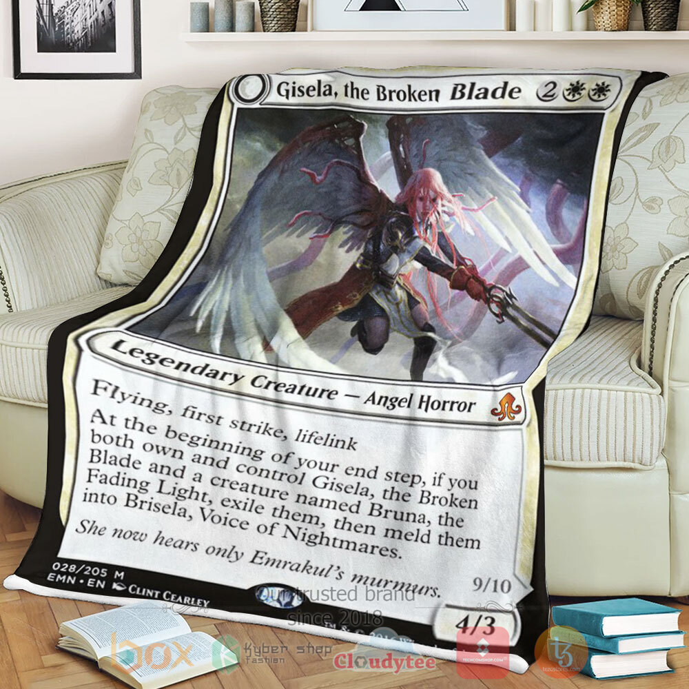 Game Mtg Emn 28 Gisela The Broken Blade Sherpa Blanket Game Mtg Emn 28 Gisela The Broken Blade Sherpa Blanket
