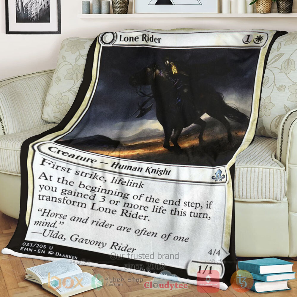 Game Mtg Emn 33 Lone Rider Sherpa Blanket Game Mtg Emn 33 Lone Rider Sherpa Blanket