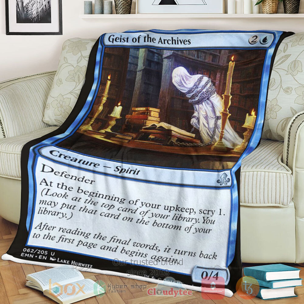 Game Mtg Emn 62 Geist Of The Archives Sherpa Blanket Game Mtg Emn 62 Geist Of The Archives Sherpa Blanket