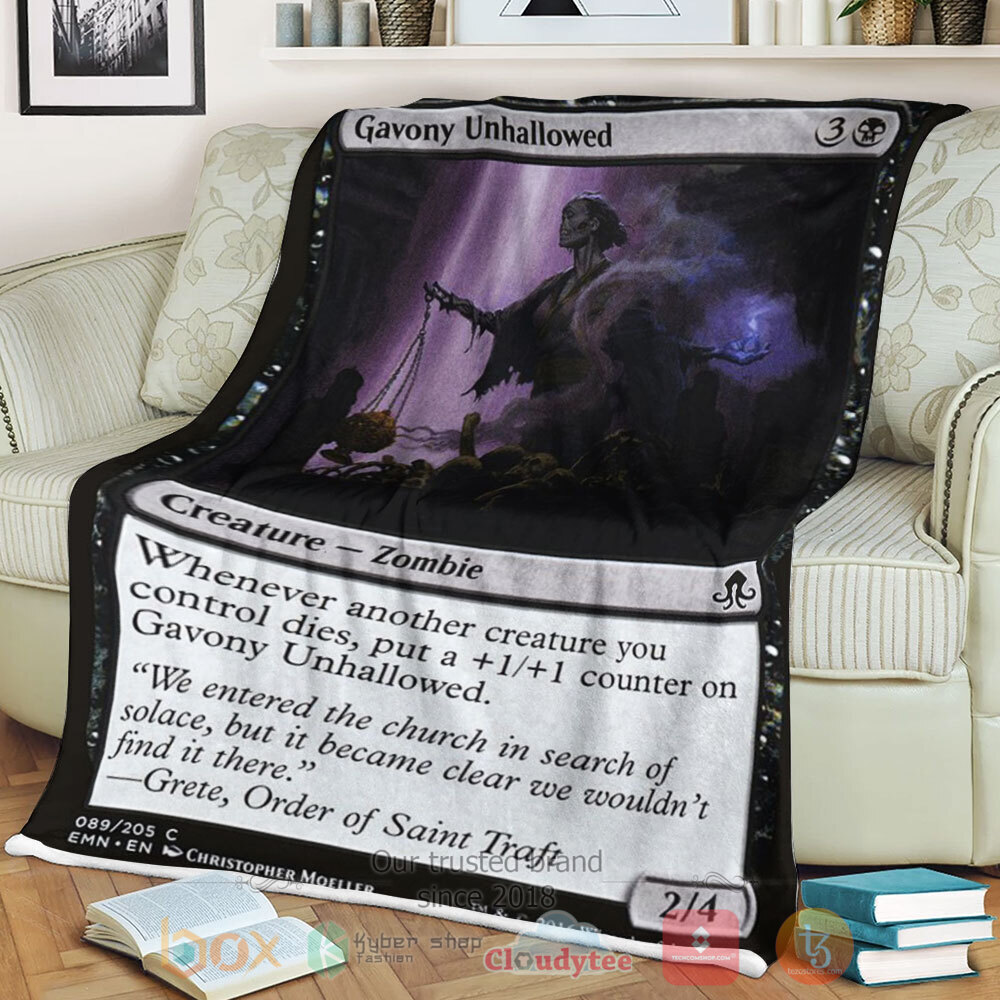 Game Mtg Emn 89 Gavony Unhallowed Sherpa Blanket Game Mtg Emn 89 Gavony Unhallowed Sherpa Blanket