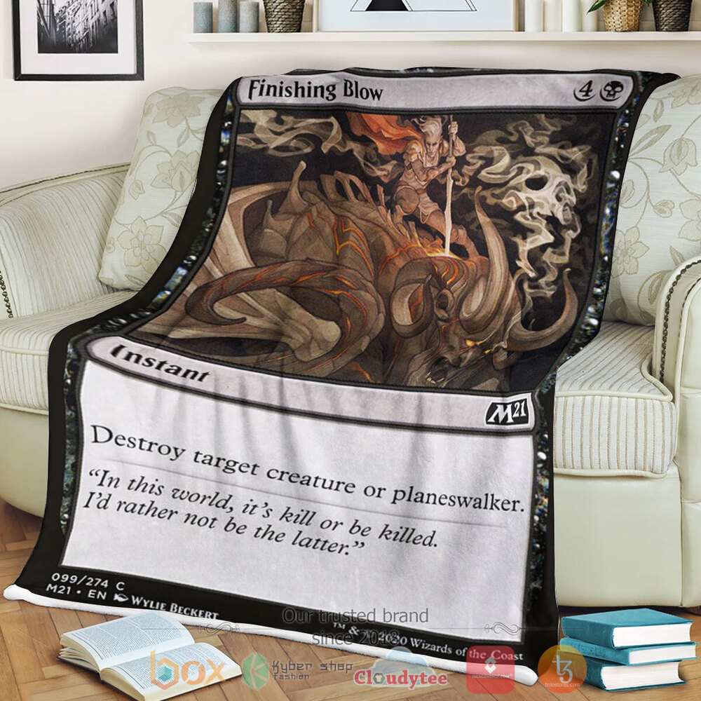 Game Mtg Finishing Blow Fleece Blanket Game Mtg Finishing Blow Fleece Blanket