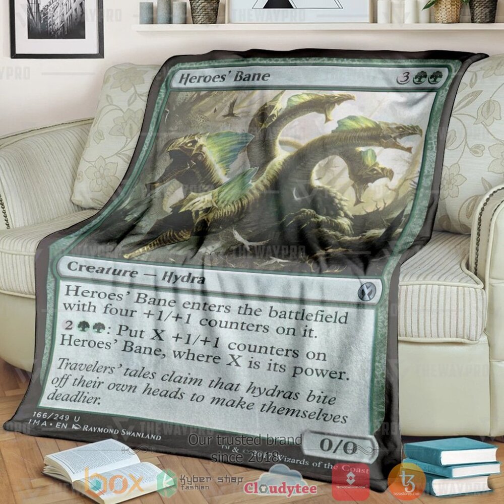 Game Mtg Heroess Bane Custom Soft Blanket Game Mtg Heroess Bane Custom Soft Blanket