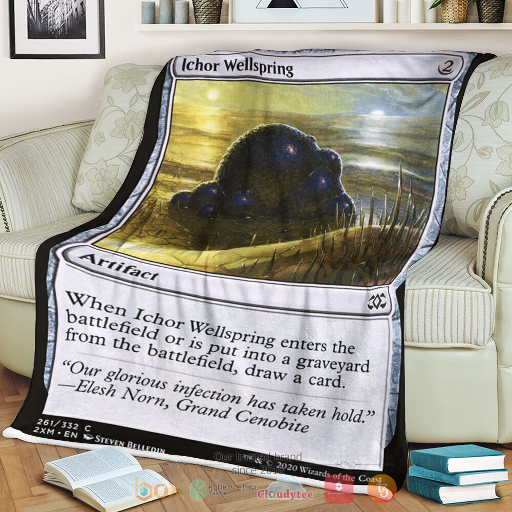 Game Mtg Ichor Wellspring Sherpa Blanket Game Mtg Ichor Wellspring Sherpa Blanket
