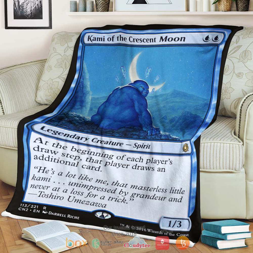 Game Mtg Kami Of The Cresent Moon Blanket Game Mtg Kami Of The Cresent Moon Blanket