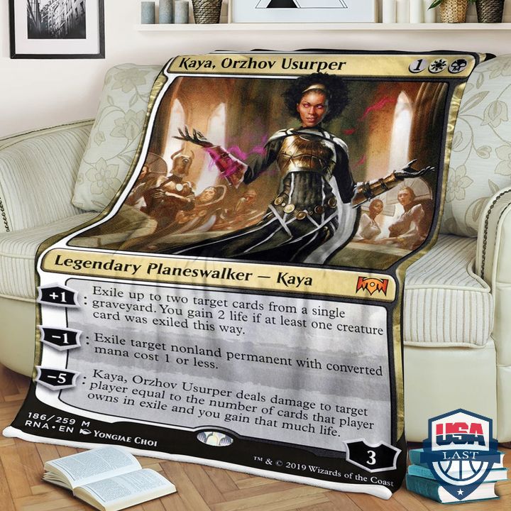Game Mtg Kaya Orzhov Usurper Fleece Blanket Game Mtg Kaya Orzhov Usurper Fleece Blanket