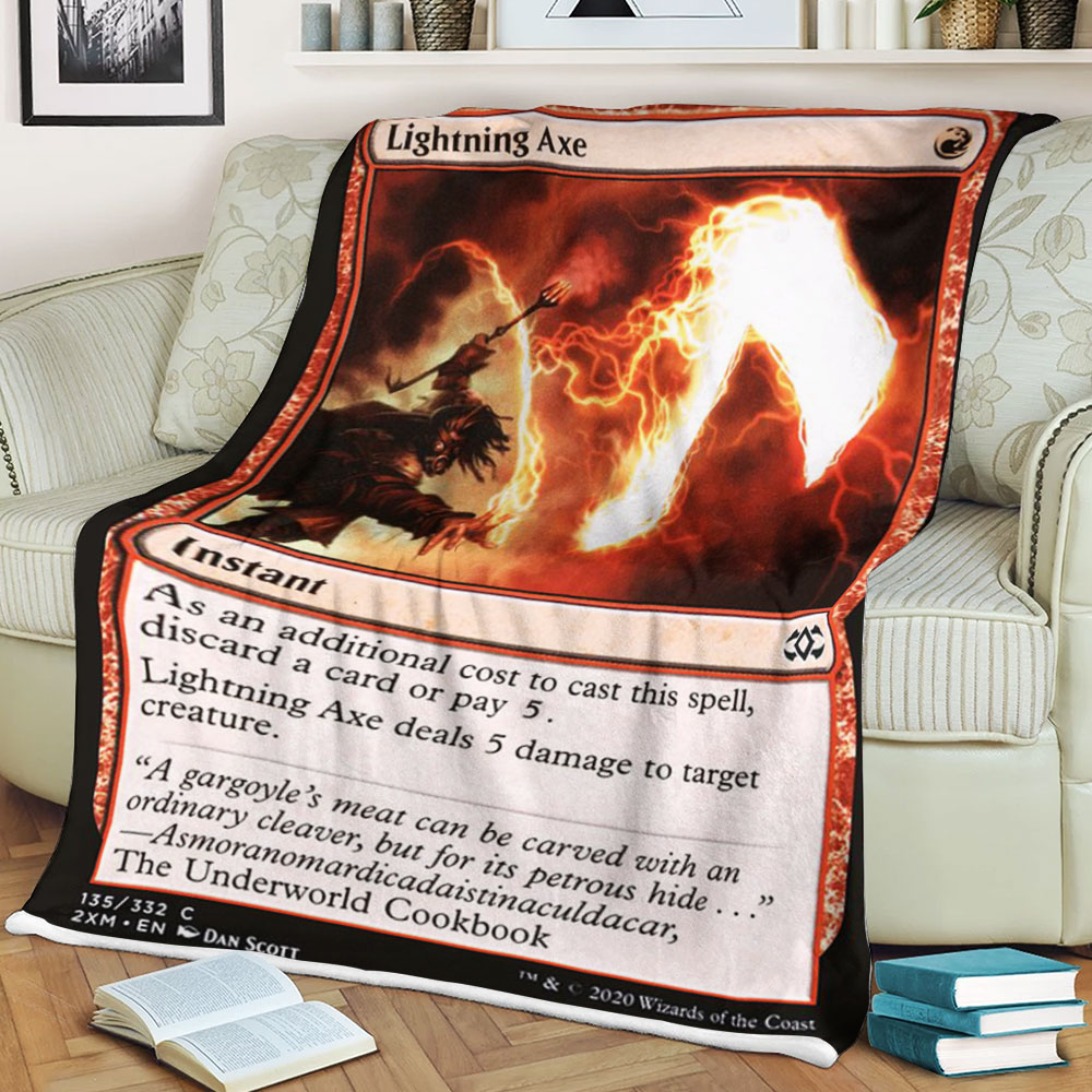 Game Mtg Lightning Axe Blanket Game Mtg Lightning Axe Blanket