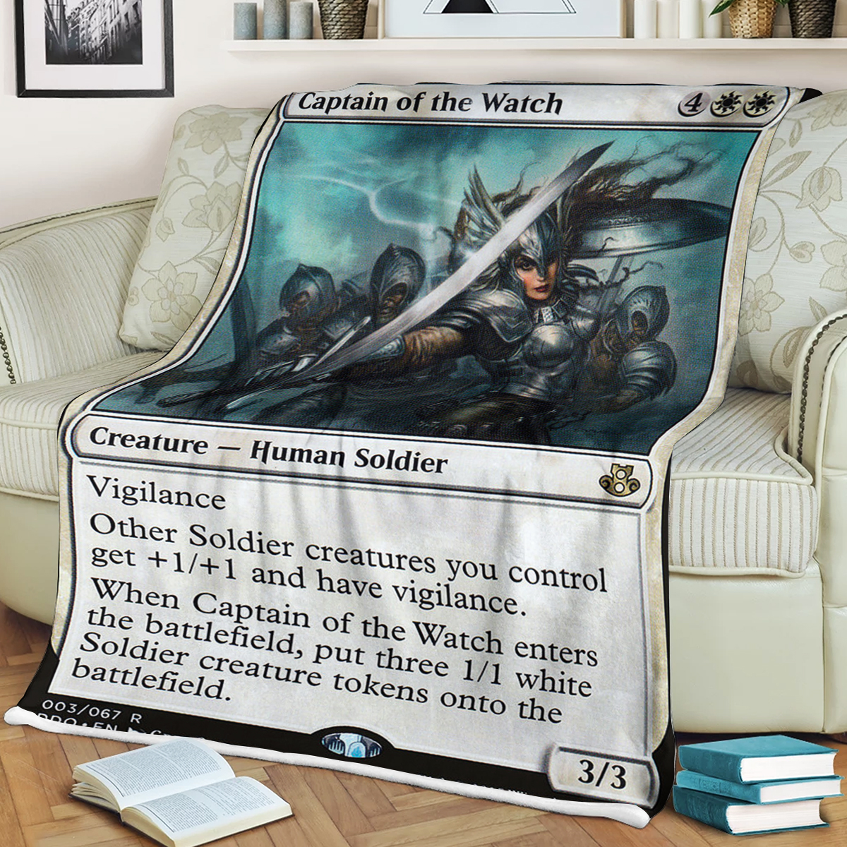 Game Mtg Magic The Gathering Captain Of The Watch Blanket Game Mtg Magic The Gathering Captain Of The Watch Blanket