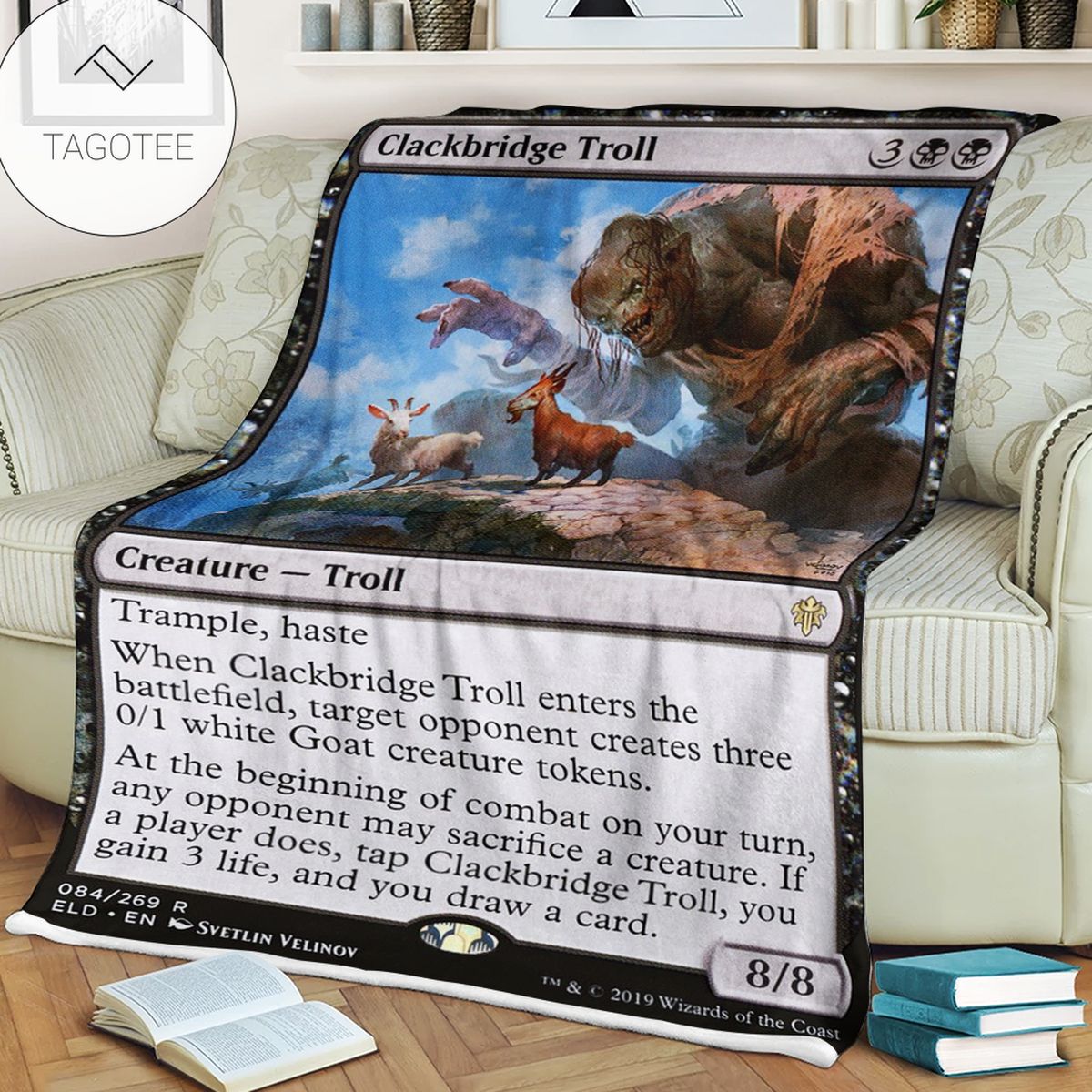 Game Mtg Magic The Gathering Clackbridge Troll Blanket Game Mtg Magic The Gathering Clackbridge Troll Blanket