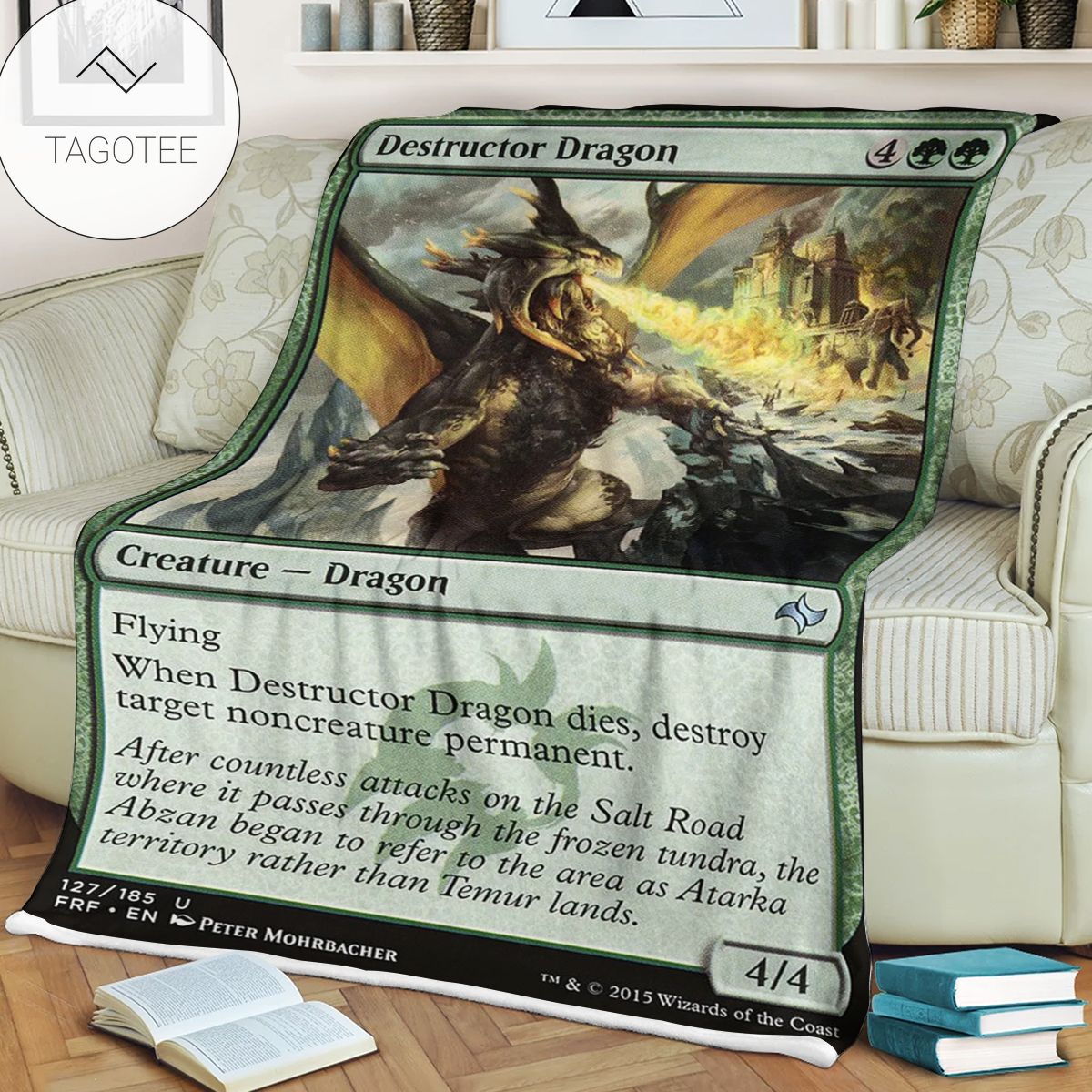 Game Mtg Magic The Gathering Destructor Dragon Blanket Game Mtg Magic The Gathering Destructor Dragon Blanket
