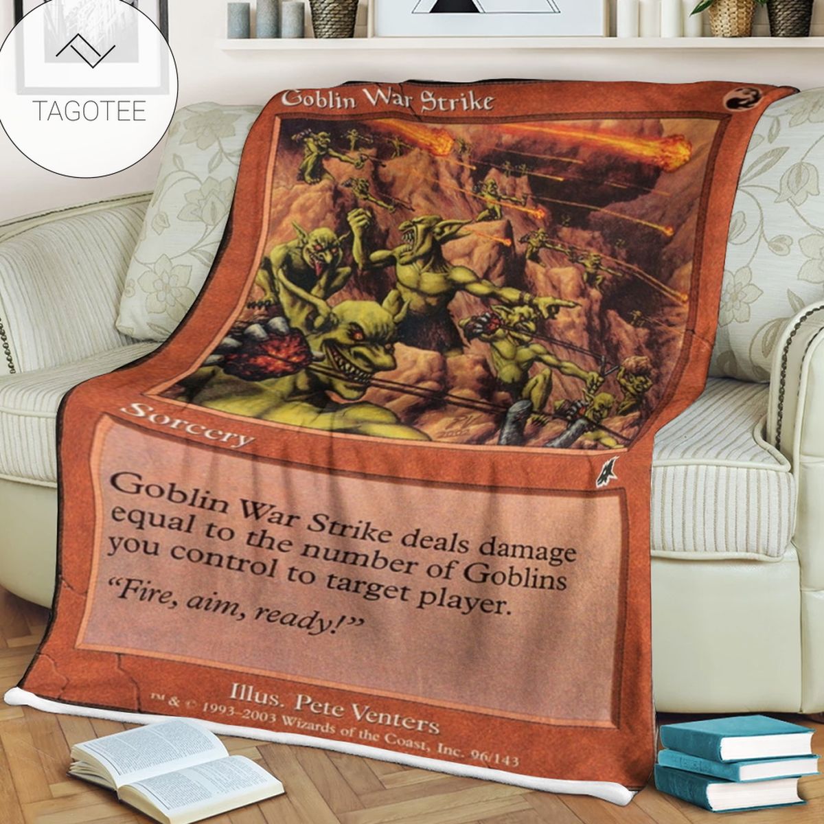 Game Mtg Magic The Gathering Goblin War Strike Blanket Game Mtg Magic The Gathering Goblin War Strike Blanket
