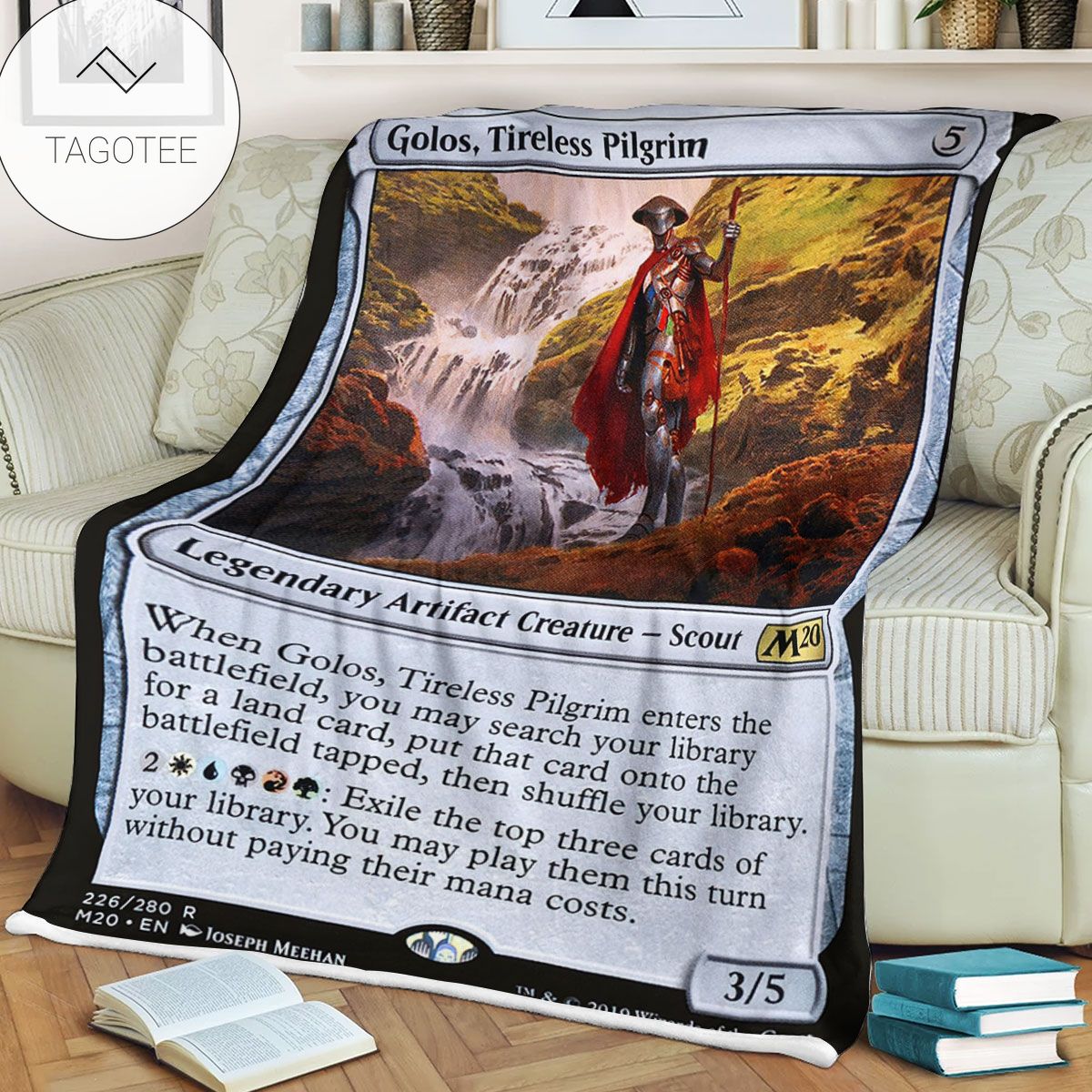 Game Mtg Magic The Gathering Golostireless Pilgrim Sherpa Blanket Game Mtg Magic The Gathering Golostireless Pilgrim Sherpa Blanket