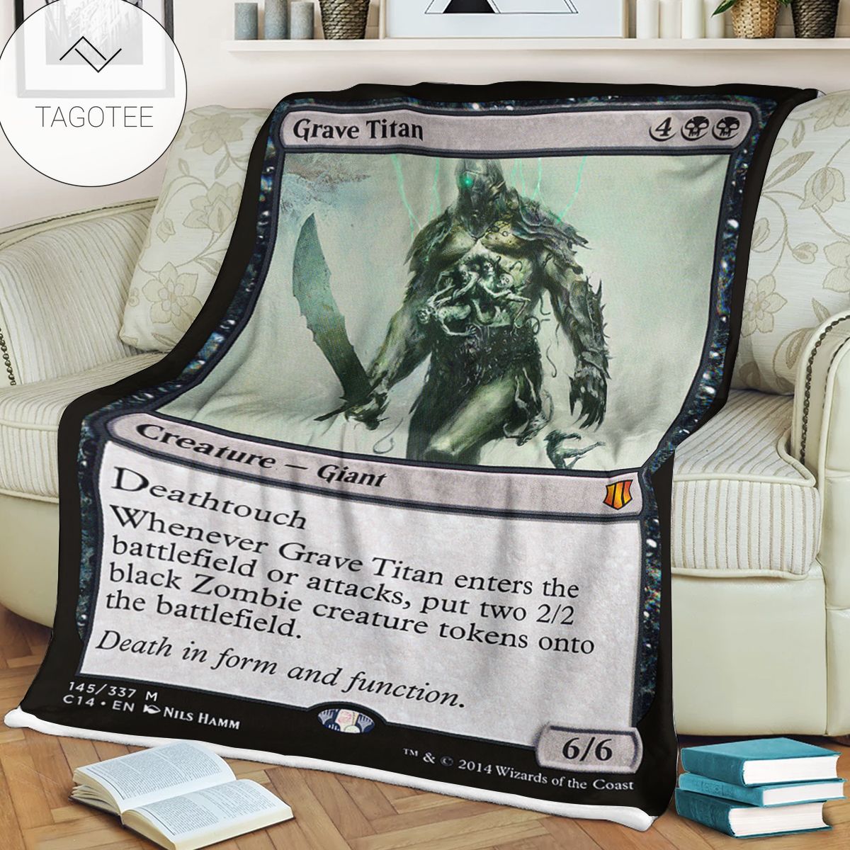 Game Mtg Magic The Gathering Grave Titan Blanket Tagotee Game Mtg Magic The Gathering Grave Titan Blanket Tagotee
