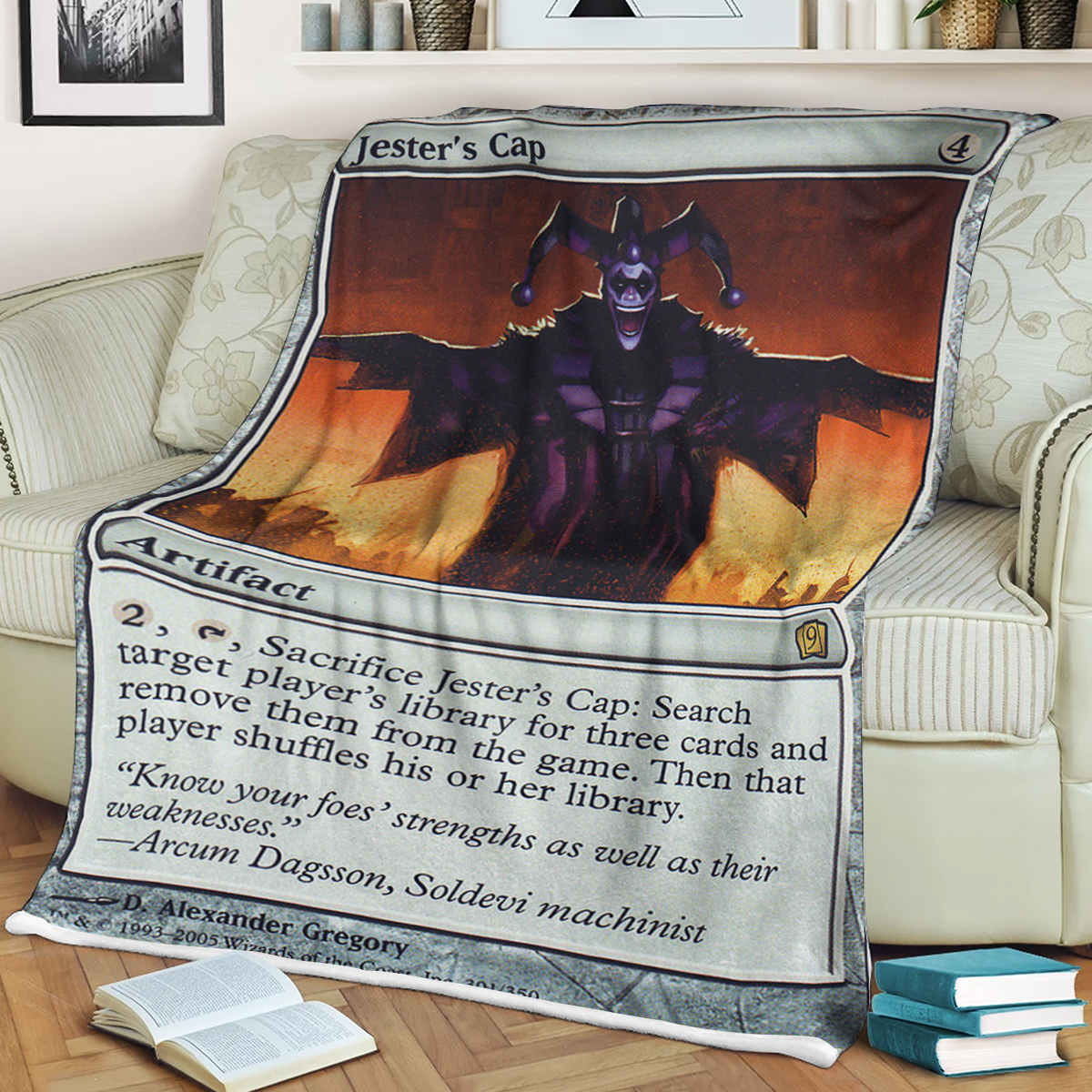 Game Mtg Magic The Gathering Jesters Cap Blanket 2 Game Mtg Magic The Gathering Jesters Cap Blanket 2