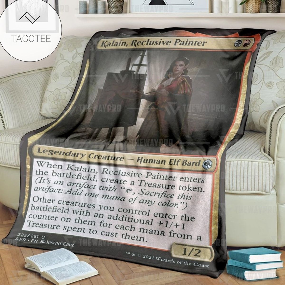 Game Mtg Magic The Gathering Kalain Reclusive Painter Custom Soft Blanket Game Mtg Magic The Gathering Kalain Reclusive Painter Custom Soft Blanket