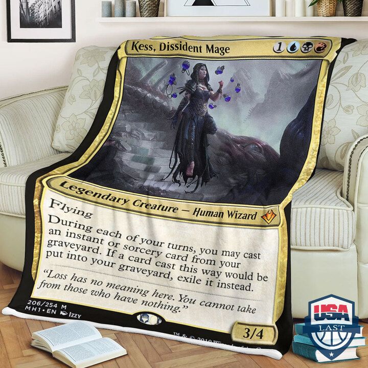 Game Mtg Magic The Gathering Kess Dissident Mage Sherpa Blanket 2 Game Mtg Magic The Gathering Kess Dissident Mage Sherpa Blanket 2