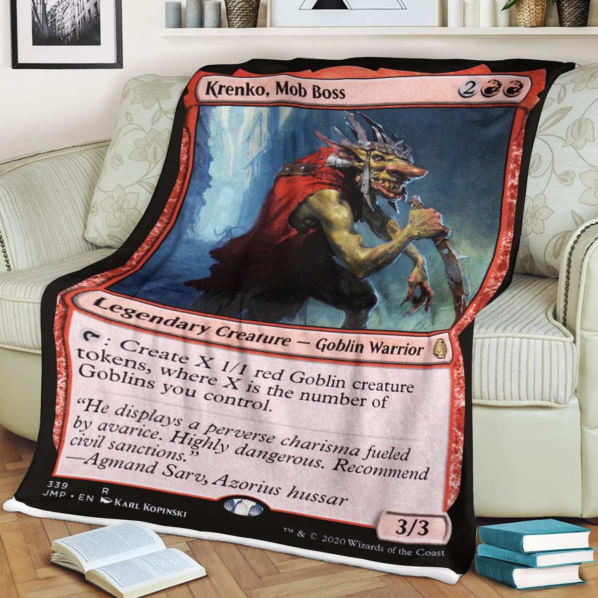 Game Mtg Magic The Gathering Krenko Mob Boss Blanket 2 Game Mtg Magic The Gathering Krenko Mob Boss Blanket 2