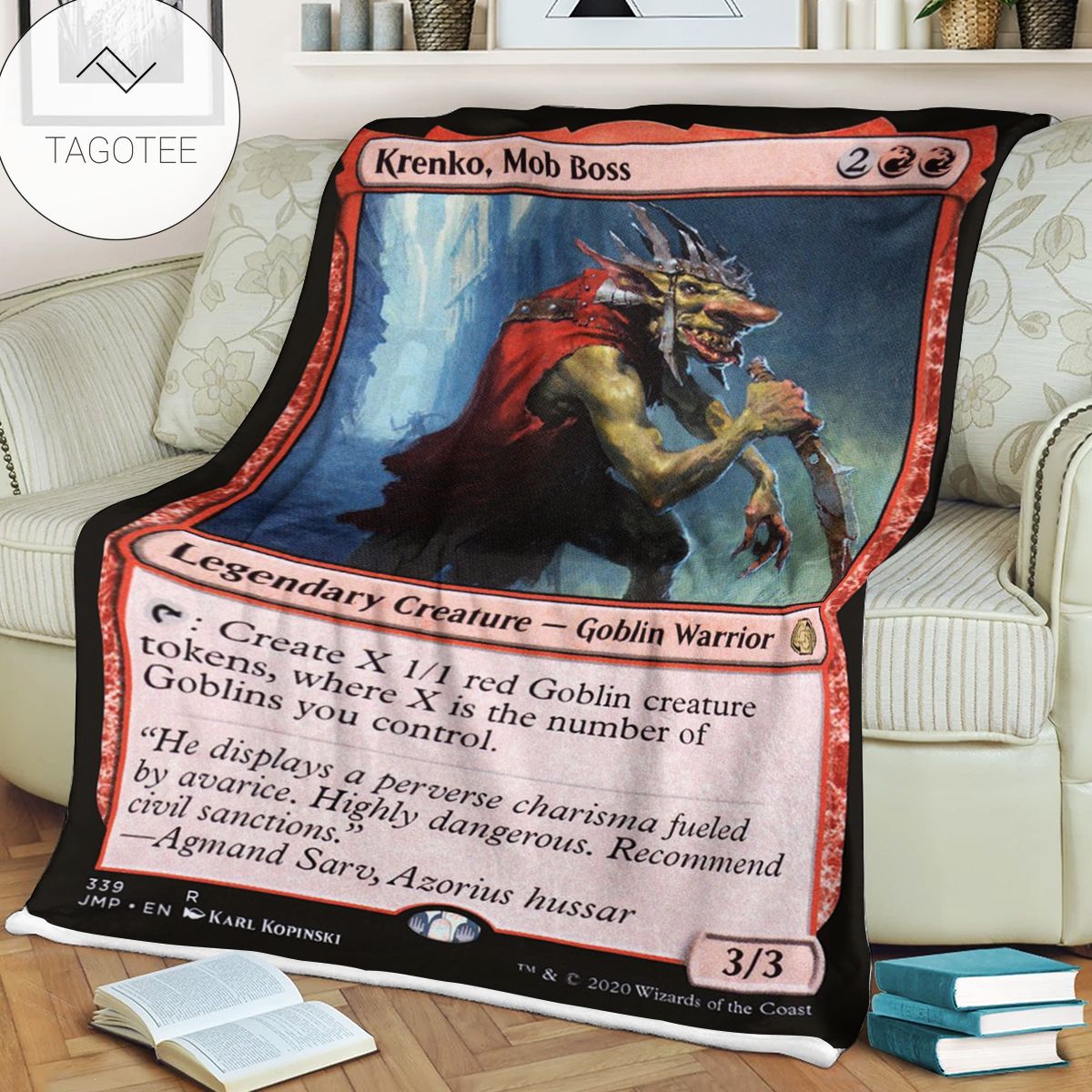 Game Mtg Magic The Gathering Krenko Mob Boss Blanket Game Mtg Magic The Gathering Krenko Mob Boss Blanket