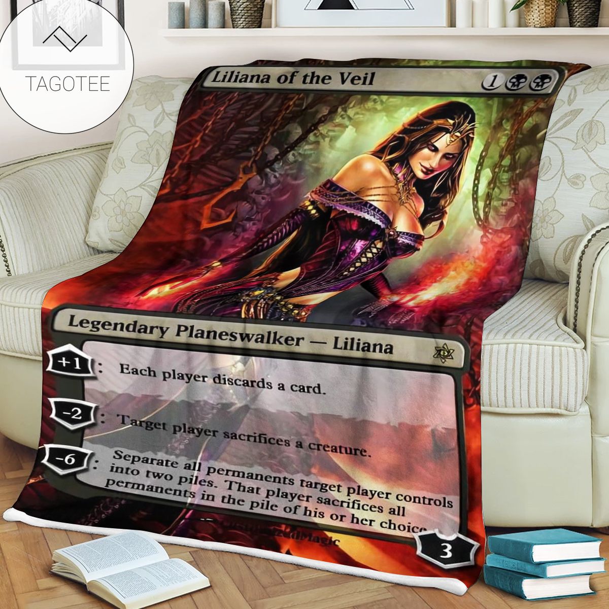 Game Mtg Magic The Gathering Liliana Of The Veil Blanket Game Mtg Magic The Gathering Liliana Of The Veil Blanket