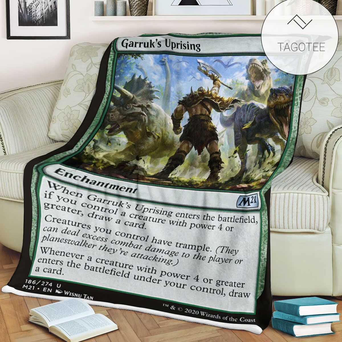 Game Mtg Magic The Gathering M21 186 Garruk S Uprising Fleece Blanket Tagotee Game Mtg Magic The Gathering M21 186 Garruk S Uprising Fleece Blanket Tagotee