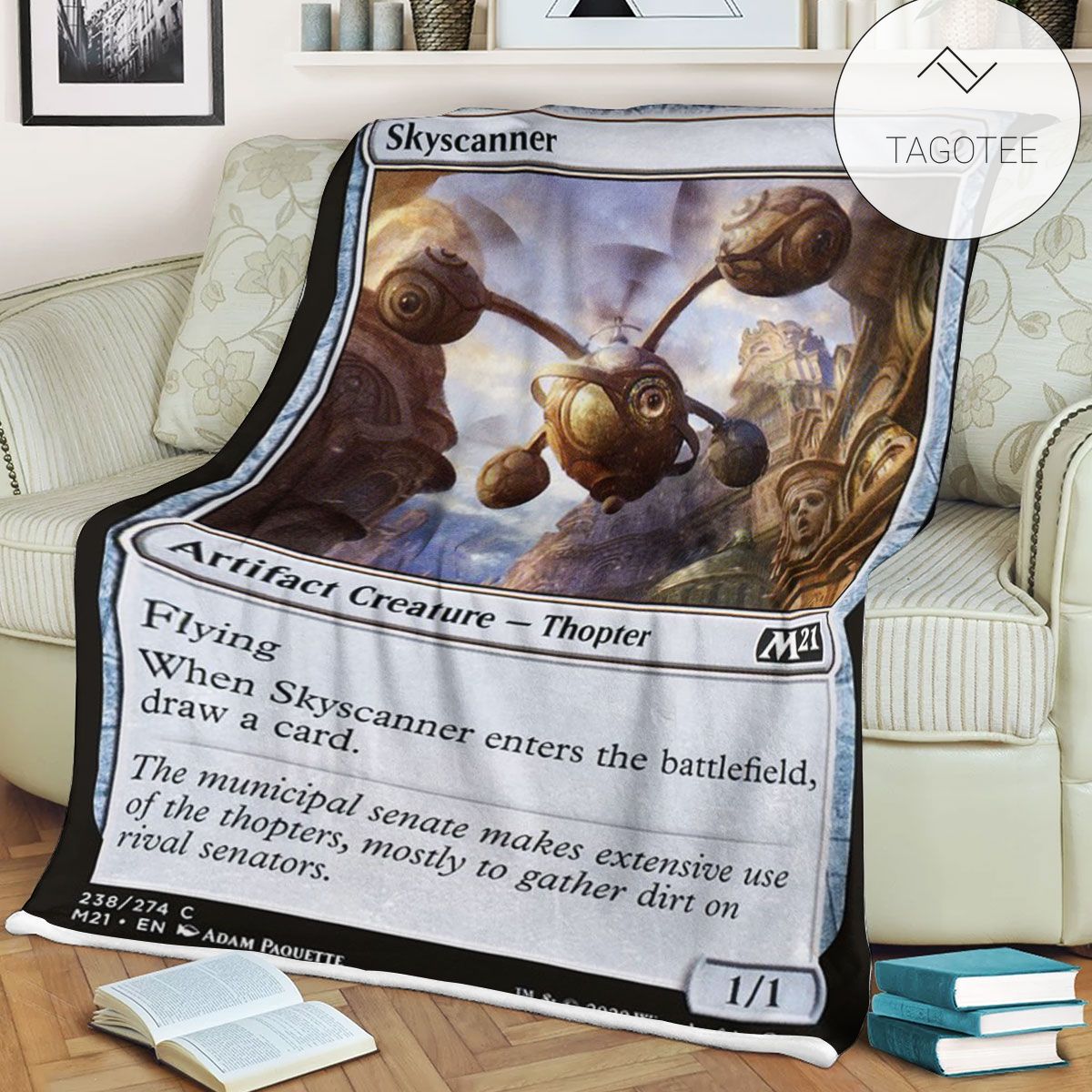 Game Mtg Magic The Gathering M21 238 Skyscanner Fleece Blanket Game Mtg Magic The Gathering M21 238 Skyscanner Fleece Blanket