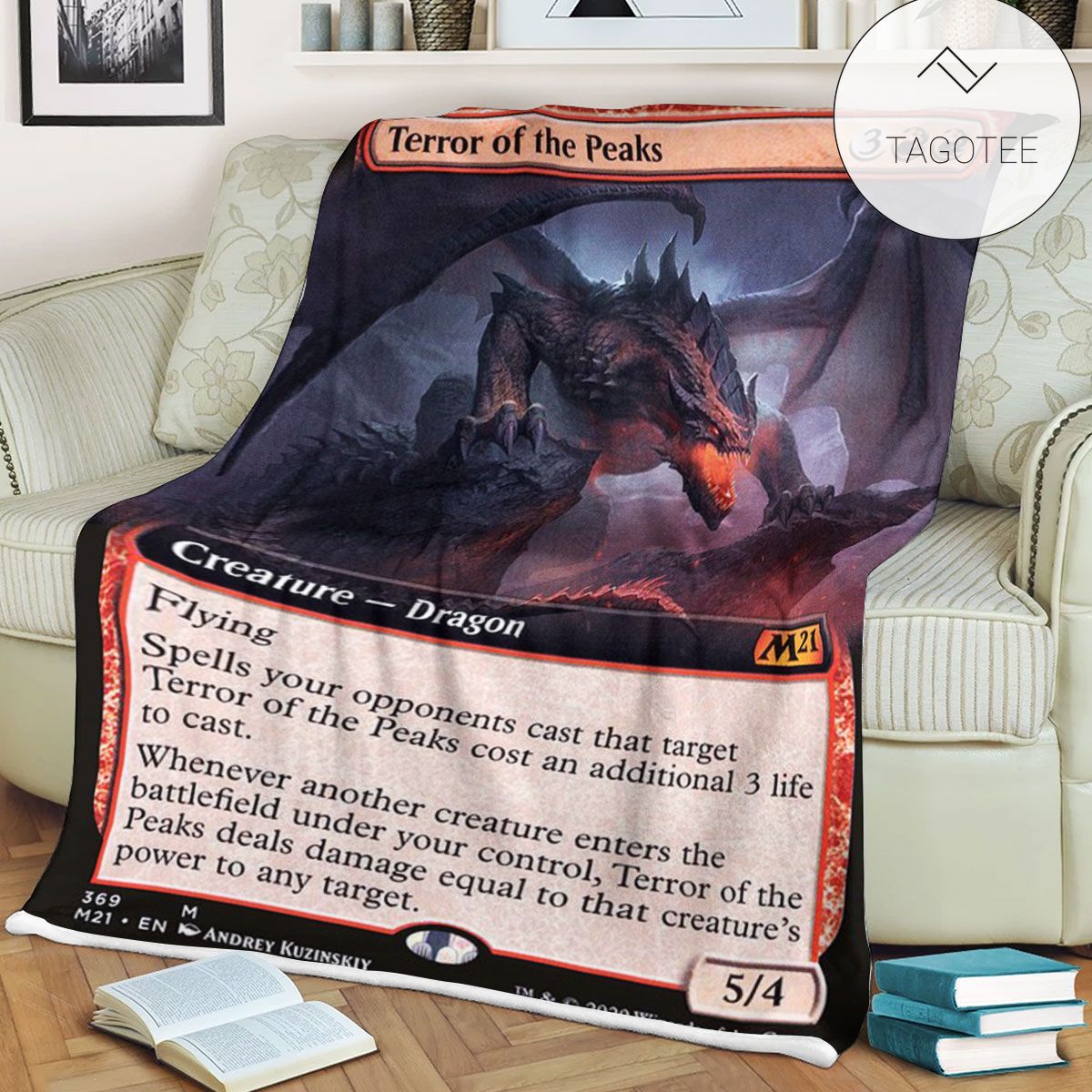 Game Mtg Magic The Gathering M21 369 Terror Of The Peaks Fleece Blanket Tagotee Game Mtg Magic The Gathering M21 369 Terror Of The Peaks Fleece Blanket Tagotee