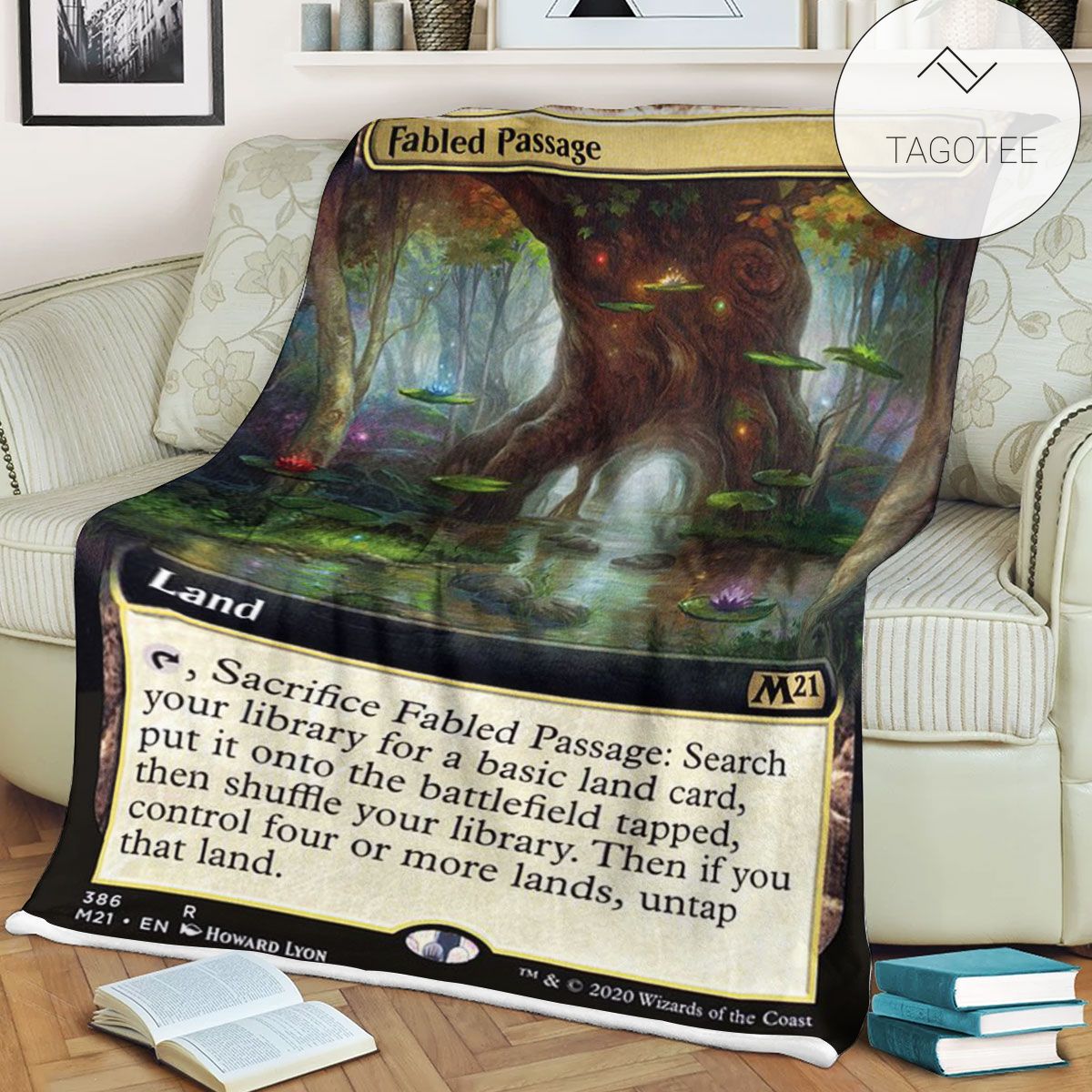 Game Mtg Magic The Gathering M21 386 Fabled Passage Fleece Blanket Tagotee Game Mtg Magic The Gathering M21 386 Fabled Passage Fleece Blanket Tagotee