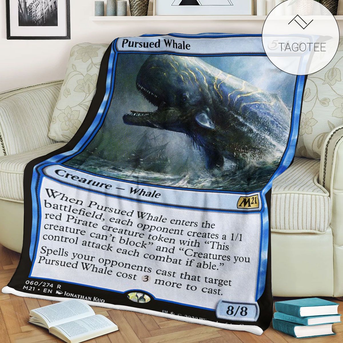 Game Mtg Magic The Gathering M21 60 Pursued Whale Fleece Blanket Tagotee Game Mtg Magic The Gathering M21 60 Pursued Whale Fleece Blanket Tagotee