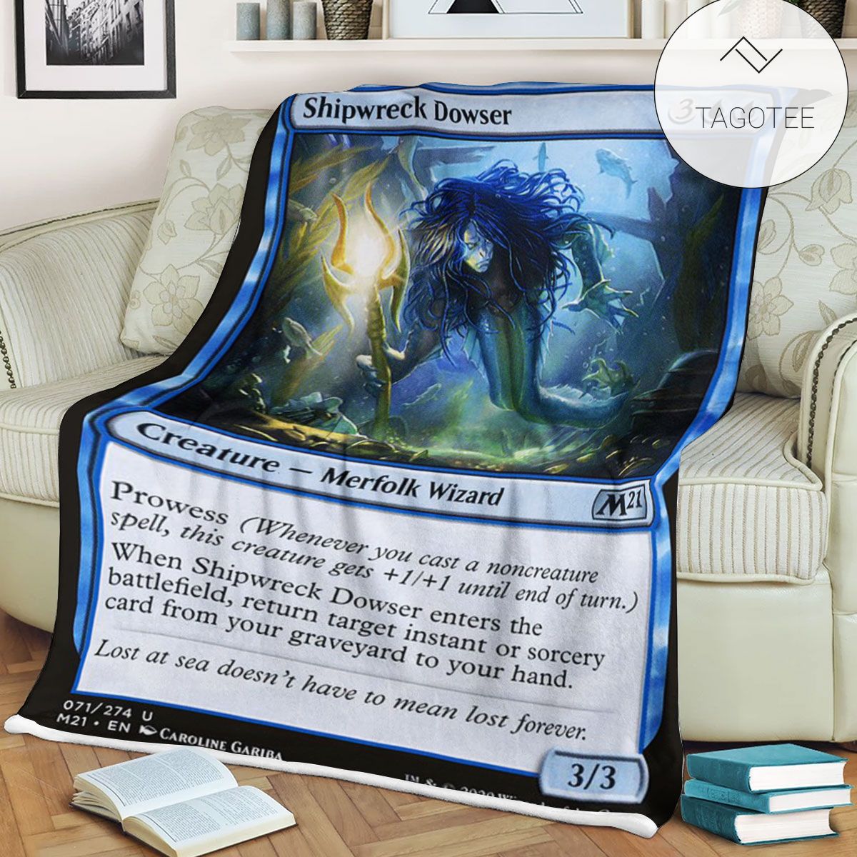 Game Mtg Magic The Gathering M21 71 Shipwreck Dowser Fleece Blanket Tagotee Game Mtg Magic The Gathering M21 71 Shipwreck Dowser Fleece Blanket Tagotee