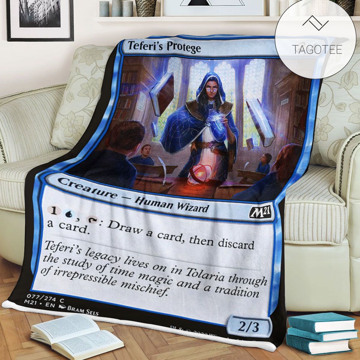 Game Mtg Magic The Gathering M21 77 Teferi S Protege Fleece Blanket Tagotee Game Mtg Magic The Gathering M21 77 Teferi S Protege Fleece Blanket Tagotee