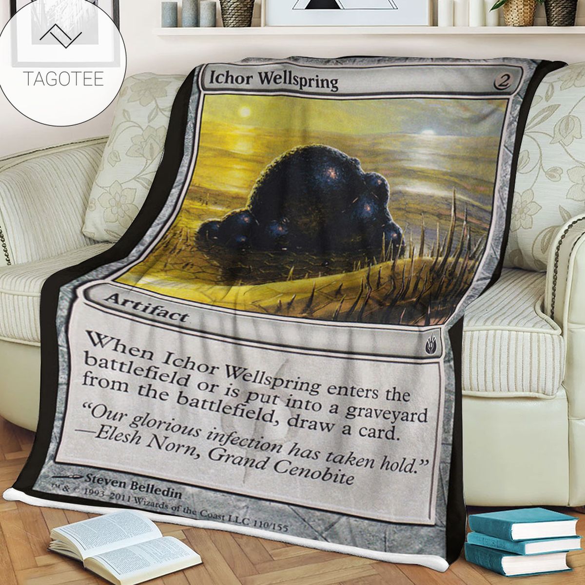 Game Mtg Magic The Gathering Mbs 110 Ichor Wellspring Fleece Blanket Game Mtg Magic The Gathering Mbs 110 Ichor Wellspring Fleece Blanket